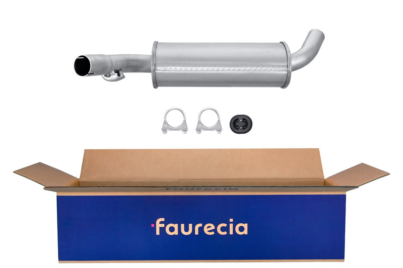 FAURECIA 8LD 366 027-881 Rear Muffler - Easy2Fit® Kit - fits PEUGEOT PARTNER