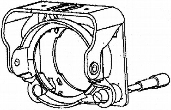 HELLA 9XD 990 298-001 Base, worklight