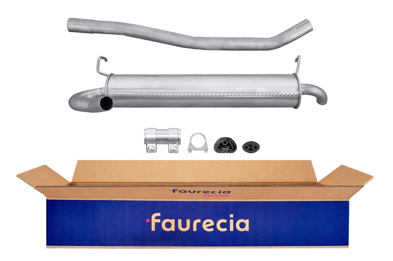 FAURECIA 8LD 366 029-661 Rear Muffler - Easy2Fit® Kit - fits HYUNDAI GETZ