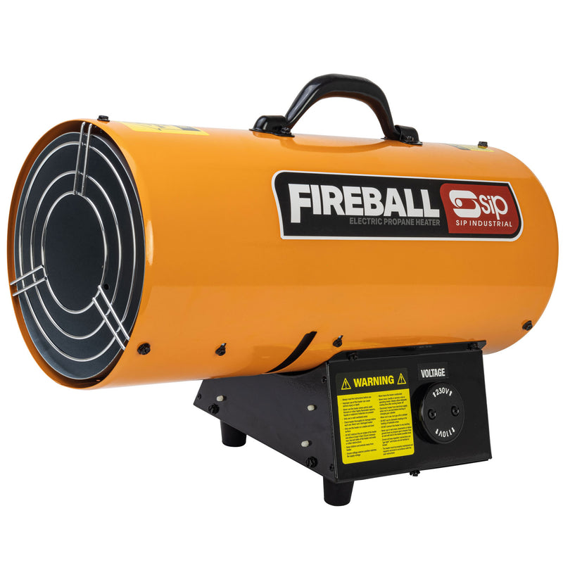 SIP FIREBALL DV125 110v/230v Dual Voltage Propane Space Heater