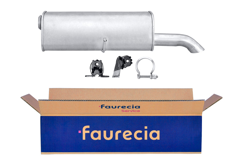 FAURECIA 8LD 366 032-671 Rear Muffler - Easy2Fit® Kit - fits CITROËN C2 ENTERPRISE