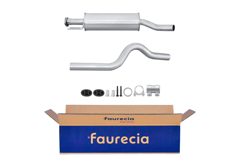 FAURECIA 8LD 366 028-001 Rear Muffler - Easy2Fit® Kit - fits FIAT SCUDO