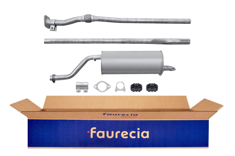 FAURECIA 8LD 366 028-771 Rear Muffler - Easy2Fit® Kit - fits FIAT PUNTO