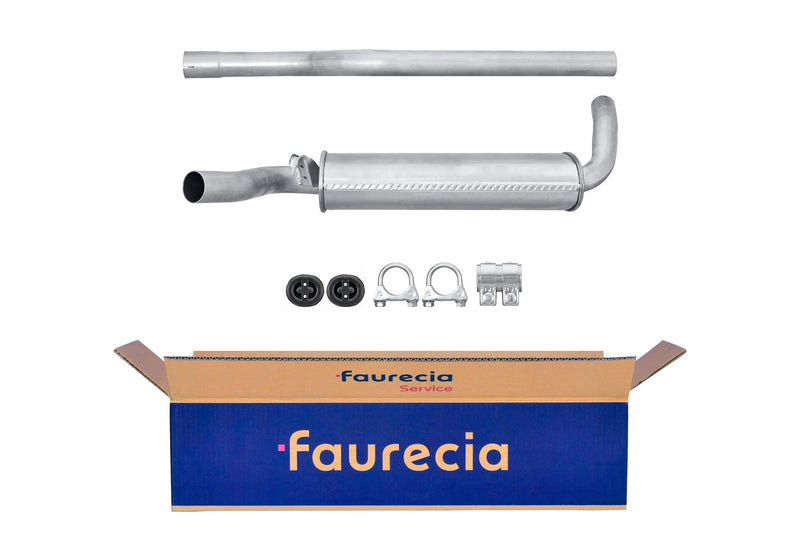 FAURECIA 8LC 366 023-581 Centre Muffler - Easy2Fit® Kit - fits KIA PRIDE