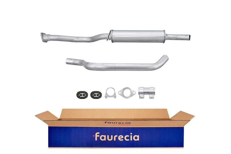 FAURECIA 8LD 366 029-671 Rear Muffler - Easy2Fit® Kit - fits HYUNDAI MATRIX