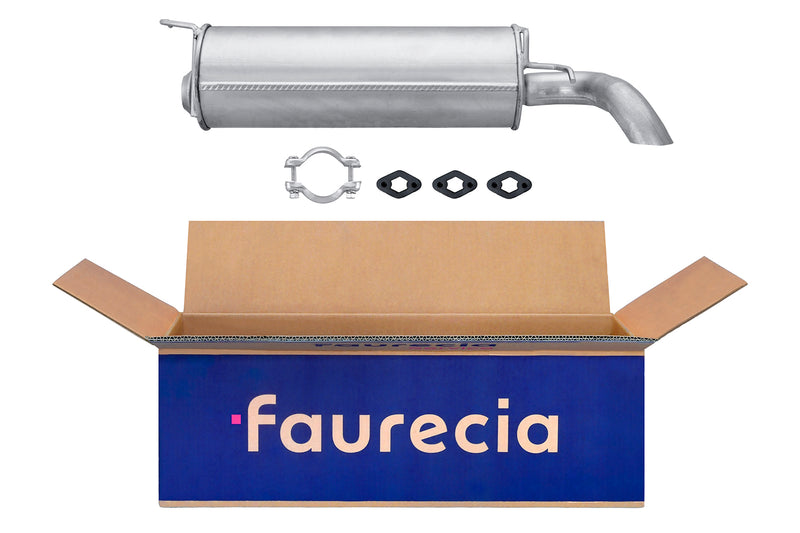 FAURECIA 8LD 366 027-521 Rear Muffler - Easy2Fit® Kit - fits CITROËN C3 I