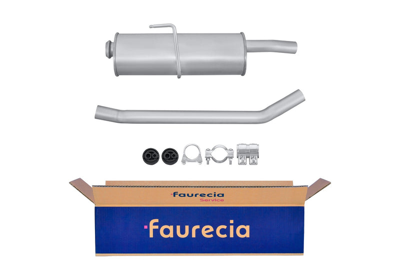 FAURECIA 8LC 366 026-141 Centre Muffler - Easy2Fit® Kit - fits VW POLO