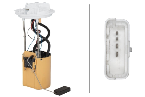 HELLA 8TF 358 303-211 Fuel Feed Unit - 12V - Electric - 4-pin connector