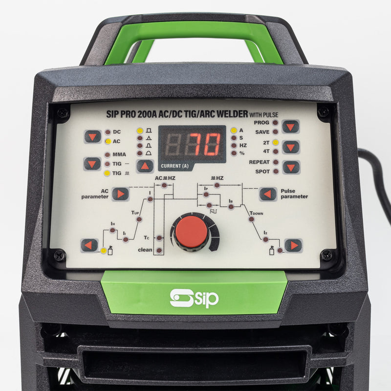 SIP PRO 200A AC/DC TIG/ARC Welder with Pulse