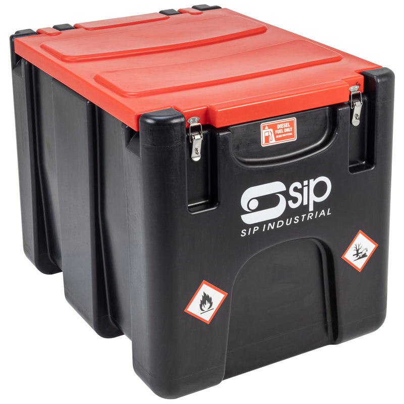 SIP 200ltr Portable Diesel Tank with High Flow 12v Transfer Pump