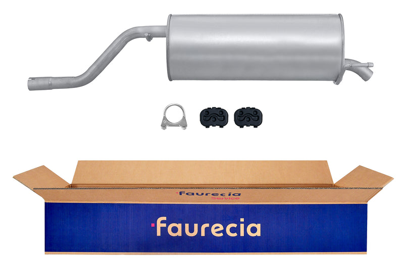 FAURECIA 8LD 366 032-311 Rear Muffler - Easy2Fit® Kit - fits PEUGEOT 307 CC