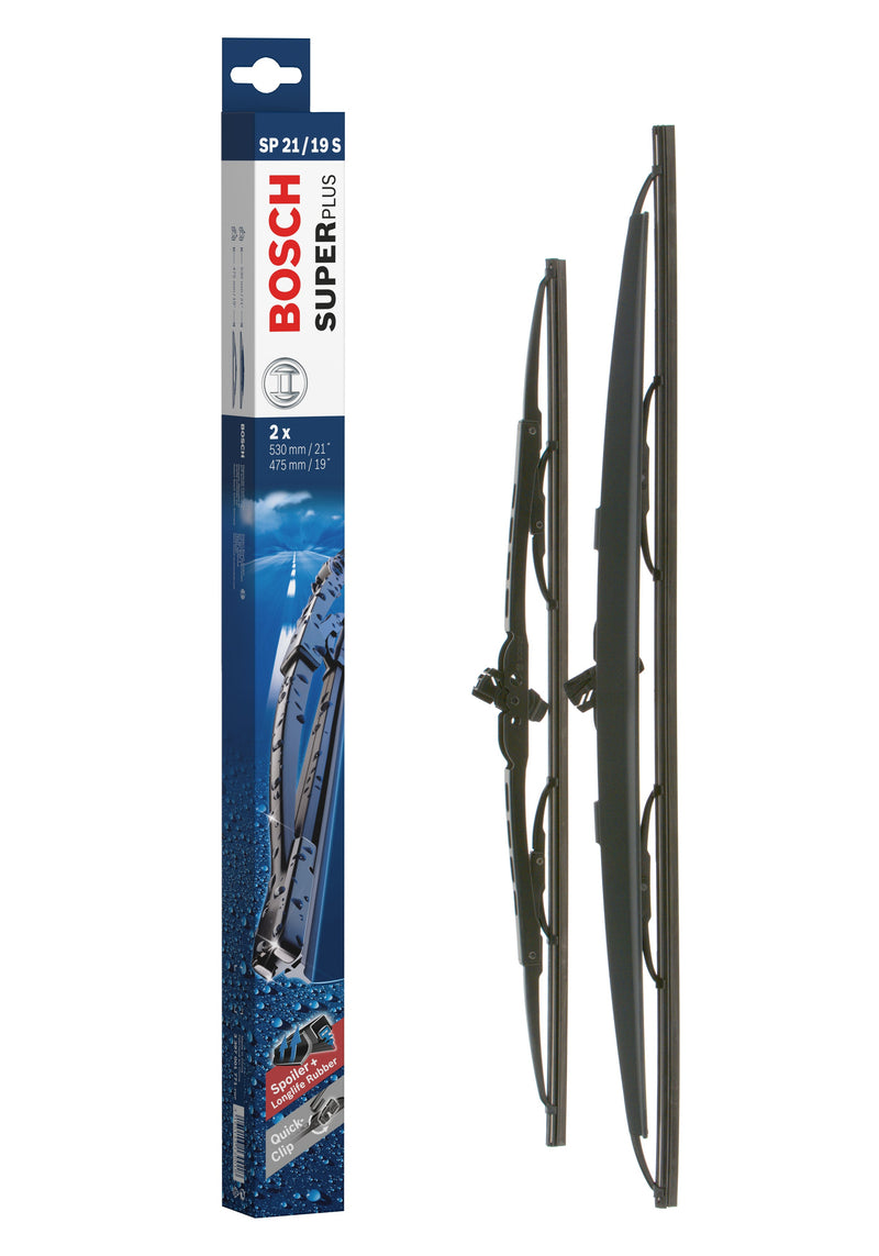 Bosch Wiper Blade Super Plus Spoiler SP21/19S, 530mm/475mm ? set of front wiper blades