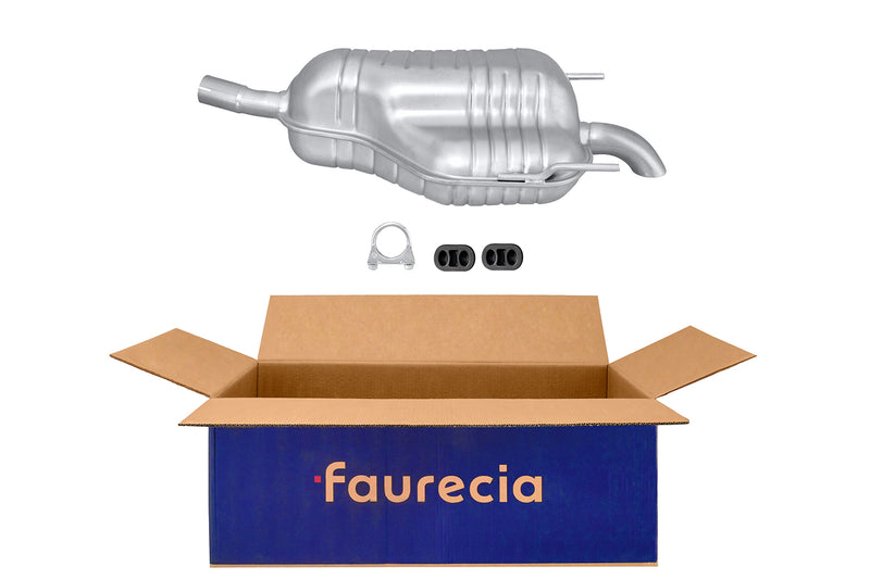 FAURECIA 8LD 366 031-491 Rear Muffler - Easy2Fit® Kit - fits OPEL CORSA D