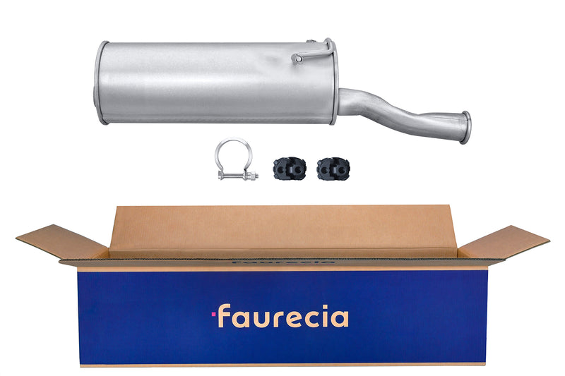 FAURECIA 8LD 366 032-681 Rear Muffler - Easy2Fit® Kit - fits CITROËN C2 ENTERPRISE