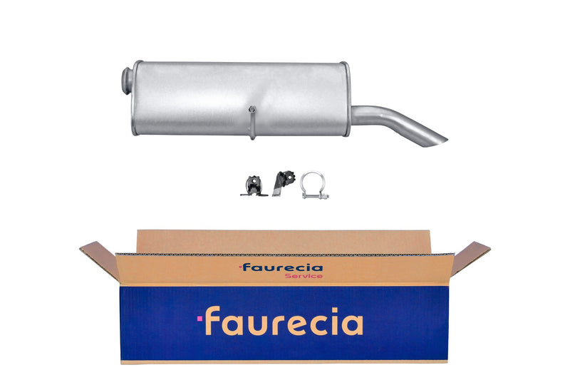 FAURECIA 8LD 366 032-601 Rear Muffler - Easy2Fit® Kit - fits PEUGEOT 406