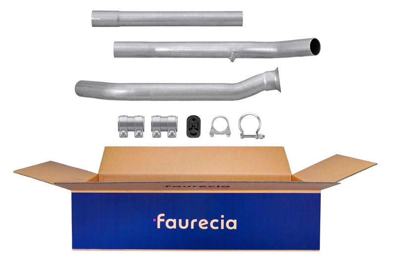 FAURECIA 8LB 366 020-021 Front Muffler - Easy2Fit® Kit - fits AUDI A4 B5