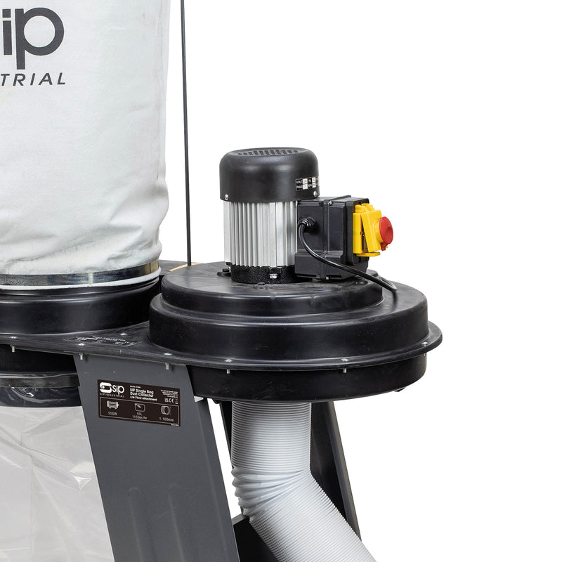 SIP Single Bag Dust Collector w/ Attachments