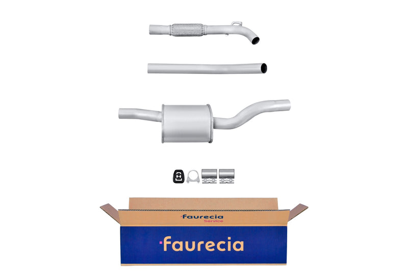 FAURECIA 8LC 366 023-961 Centre Muffler - Easy2Fit® Kit - fits FORD ESCORT IV