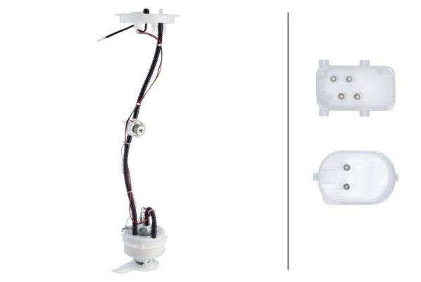 HELLA 8TF 358 302-931 Fuel Feed Unit - 12V - Electric - 2-pin connector