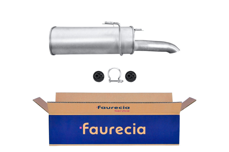 FAURECIA 8LD 366 032-441 Rear Muffler - Easy2Fit® Kit - fits PEUGEOT 406