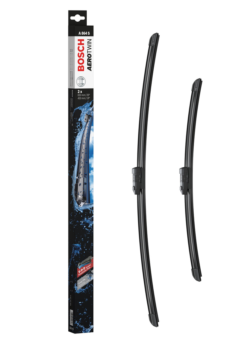 Bosch Aerotwin Front Wiper Blade Set - 650/450mm - A864S