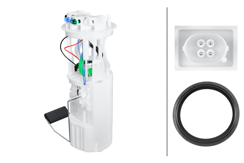 HELLA 8TF 358 306-741 Fuel Feed Unit - Electric - 4-pin connector