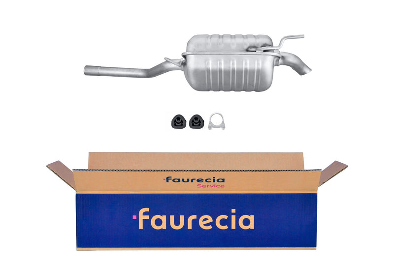 FAURECIA 8LD 366 033-411 Rear Muffler - Easy2Fit® Kit - fits MERCEDES-BENZ A-CLASS (W168)