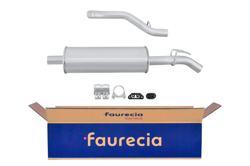 FAURECIA 8LD 366 034-351 Rear Muffler - Easy2Fit® Kit - fits RENAULT SCÉNIC III