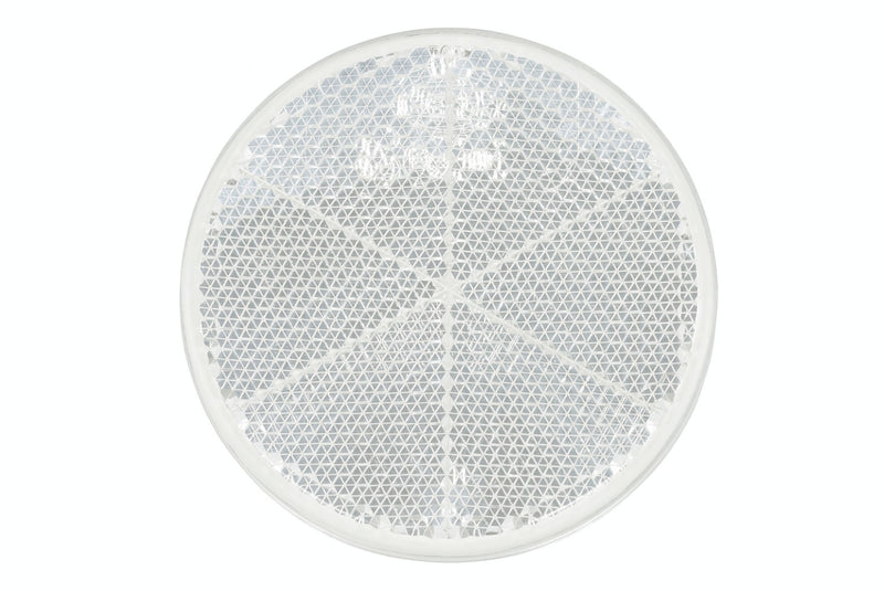 HELLA 8RA 002 014-291 Reflector - Lens Colour: White - round - Glued/mounting