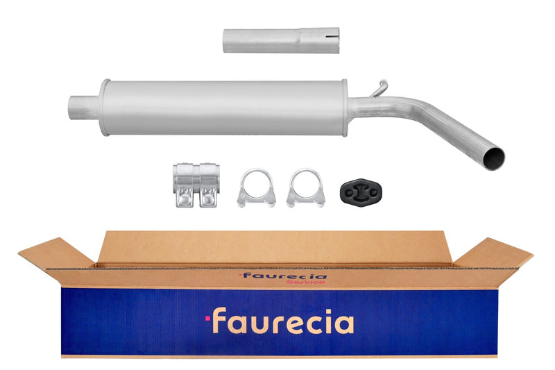 FAURECIA 8LD 366 026-641 Rear Muffler - Easy2Fit® Kit - fits AUDI A4 B5 Avant (8D5)