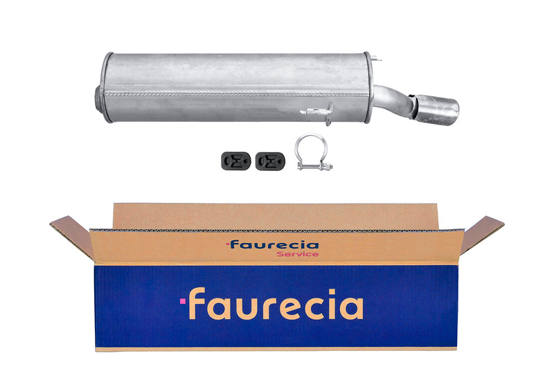 FAURECIA 8LD 366 033-241 Rear Muffler - Easy2Fit® Kit - fits MERCEDES-BENZ VIANO (W639)