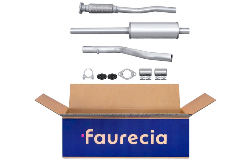 FAURECIA 8LC 366 024-701 Centre Muffler - Easy2Fit® Kit - fits VAUXHALL AGILA Mk I (A)