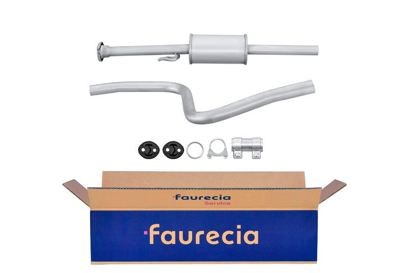 FAURECIA 8LC 366 024-451 Centre Muffler - Easy2Fit® Kit - fits OPEL ASTRA G (T98)