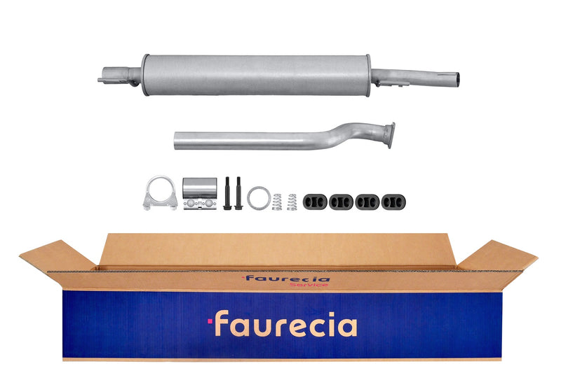 FAURECIA 8LC 366 024-941 Centre Muffler - Easy2Fit® Kit - fits PEUGEOT 106 I