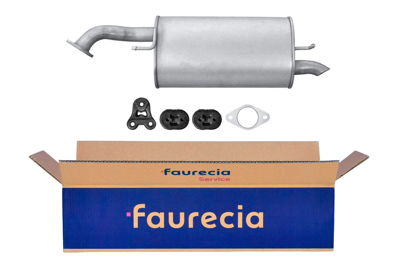 FAURECIA 8LD 366 028-711 Rear Muffler - Easy2Fit® Kit - fits FIAT PANDA