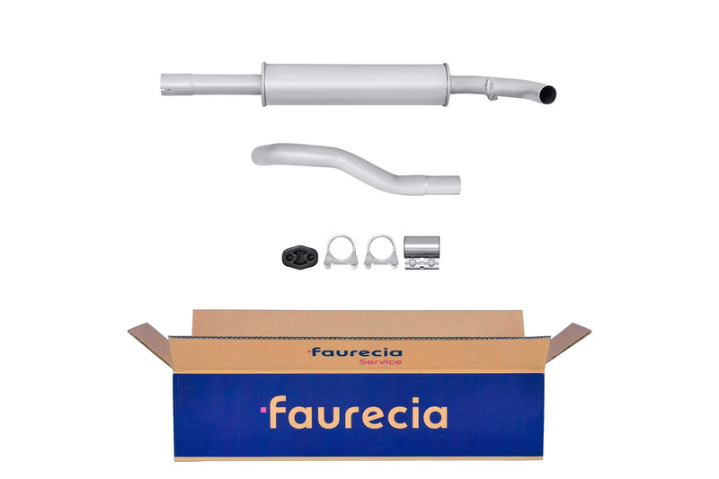 FAURECIA 8LD 366 026-971 Rear Muffler - Easy2Fit® Kit - fits BMW 5 Touring (E34)