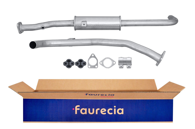 FAURECIA 8LD 366 026-561 Rear Muffler - Easy2Fit® Kit - fits ALFA ROMEO SPIDER