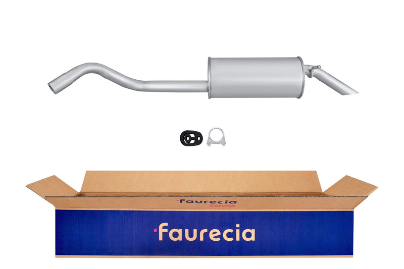 FAURECIA 8LD 366 029-801 Rear Muffler - Easy2Fit® Kit - fits FORD ESCORT VI