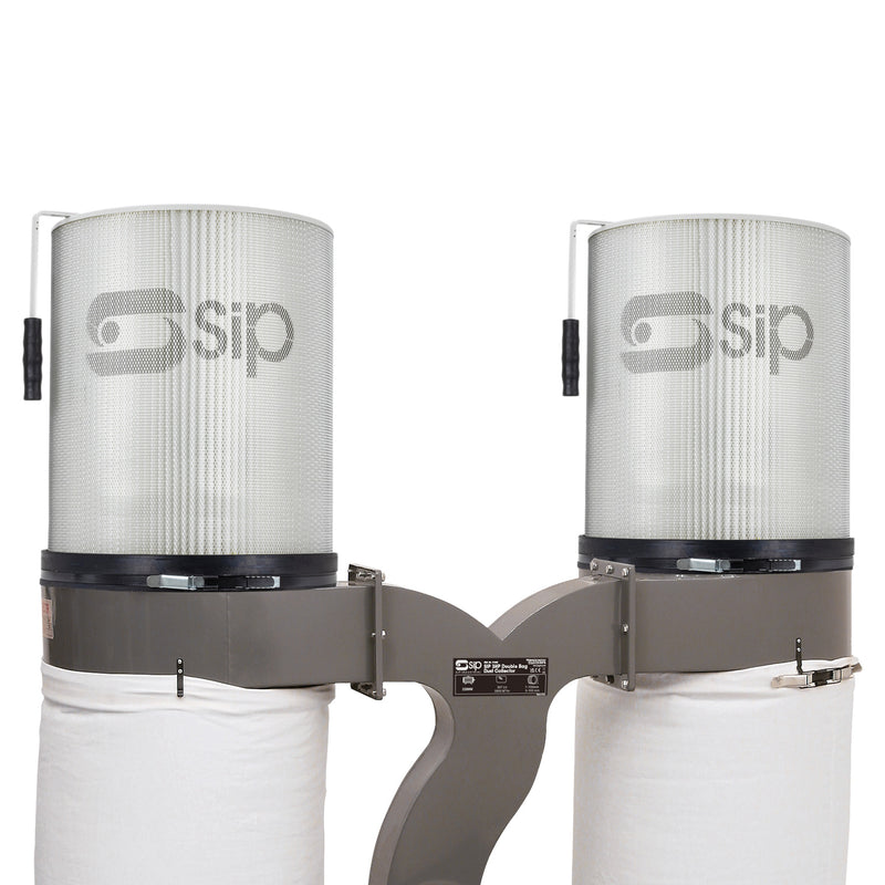 SIP 3HP Double Bag Dust Collector Package