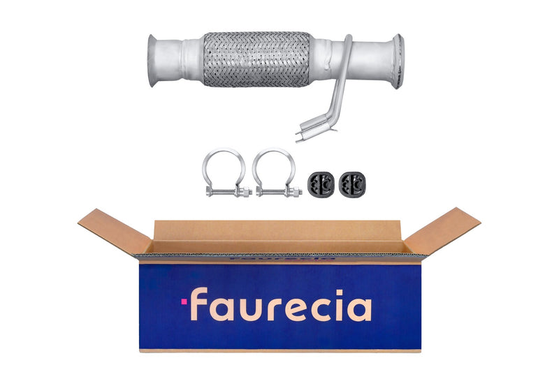 FAURECIA 8LC 366 023-121 Centre Muffler - Easy2Fit® Kit - fits AUDI 80 B2