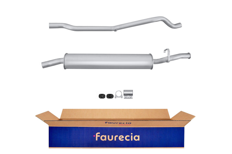 FAURECIA 8LD 366 030-301 Rear Muffler - Easy2Fit® Kit - fits FORD MAVERICK