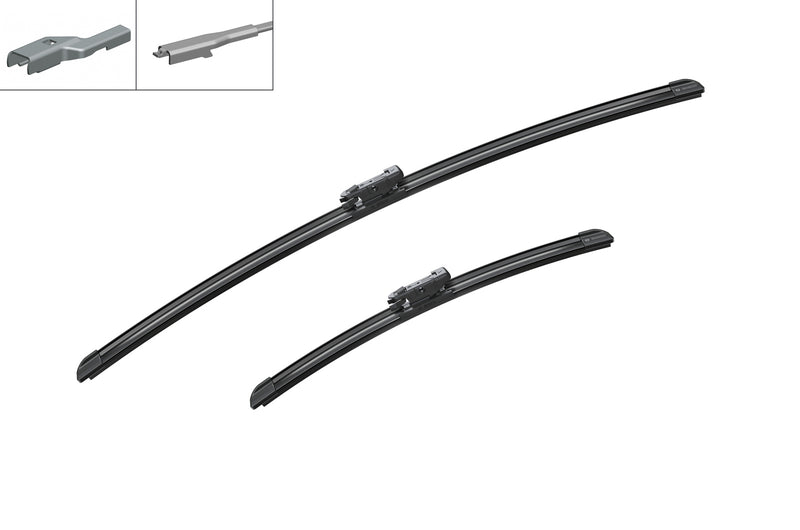 Bosch Aerotwin MultiClip Set of Front Wiper Blades - 650/380mm - AM246S