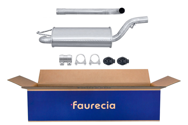 FAURECIA 8LC 366 024-611 Centre Muffler - Easy2Fit® Kit - fits VAUXHALL VECTRA (B)