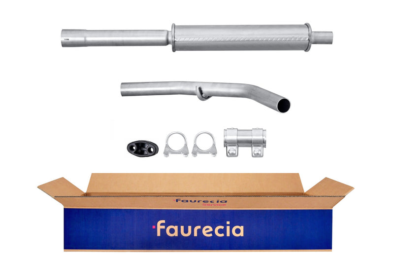 FAURECIA 8LC 366 023-811 Centre Muffler - Easy2Fit® Kit - fits FIAT PUNTO