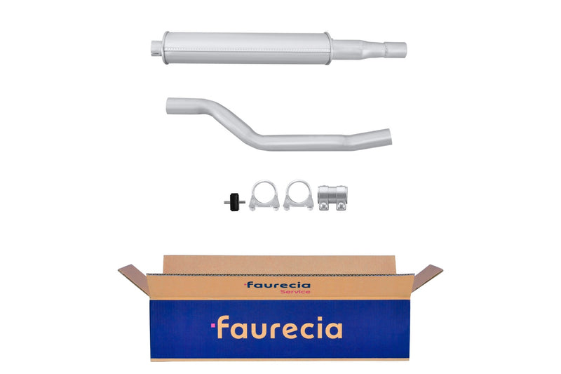 FAURECIA 8LB 366 021-461 Front Muffler - Easy2Fit® Kit - fits PEUGEOT 306