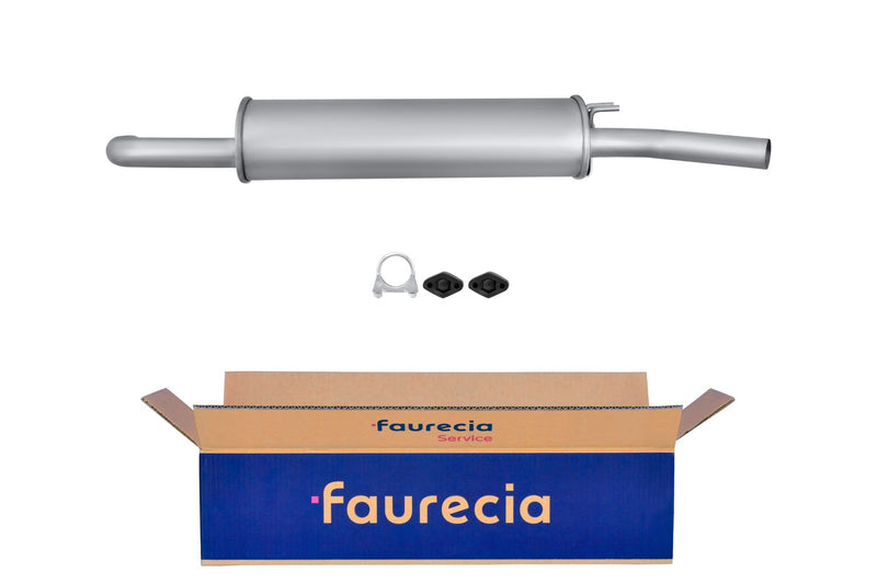 FAURECIA 8LD 366 030-101 Rear Muffler - Easy2Fit® Kit - fits FORD PUMA