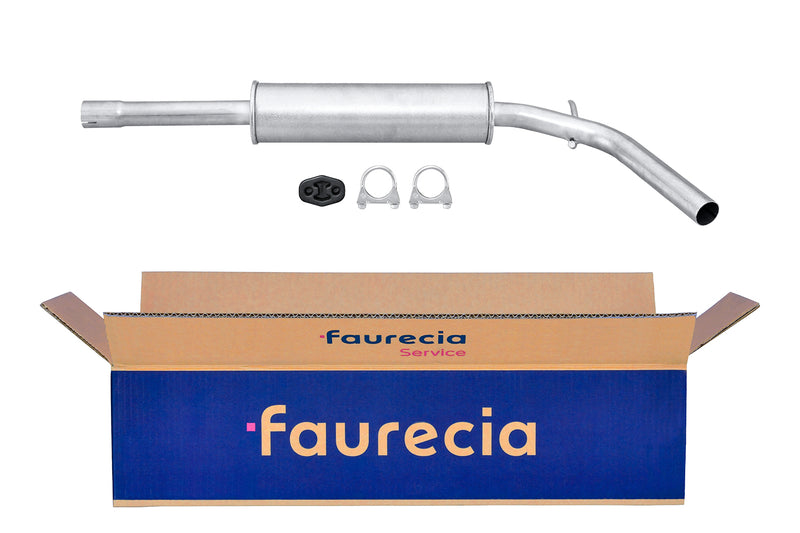 FAURECIA 8LC 366 026-171 Centre Muffler - Easy2Fit® Kit - fits SKODA OCTAVIA I