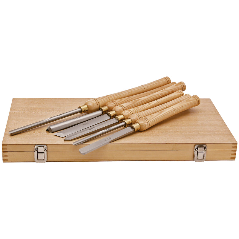 SIP 6pc Wood Lathe Chisel Set