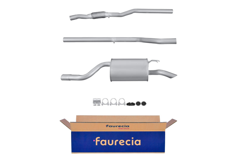 FAURECIA 8LD 366 031-321 Rear Muffler - Easy2Fit® Kit - fits OPEL VIVARO A