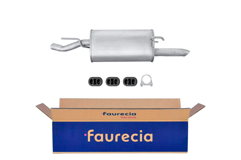 FAURECIA 8LD 366 032-171 Rear Muffler - Easy2Fit® Kit - fits PEUGEOT 308 SW I